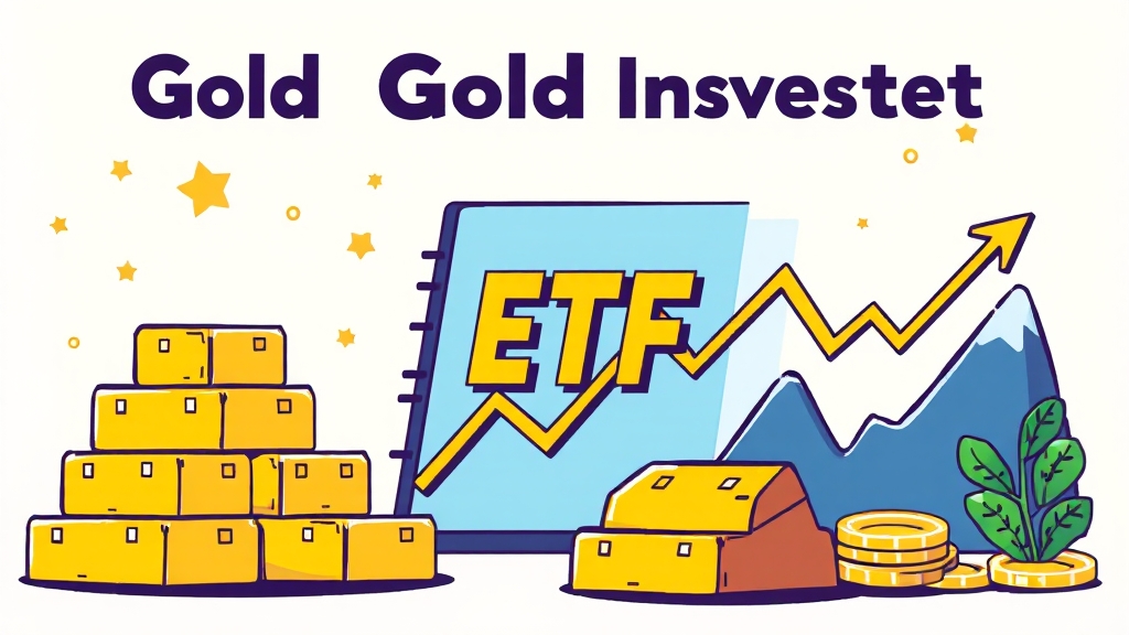 금 ETF 투자 시 고려 사항 (cartoon 스타일)