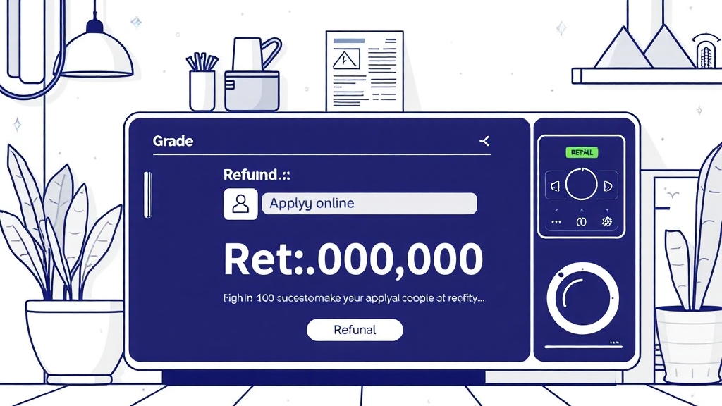 환급 신청 방법 (illustration 스타일)