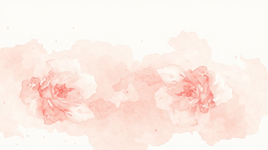 투자 시 주의할 점은? (watercolor 스타일)