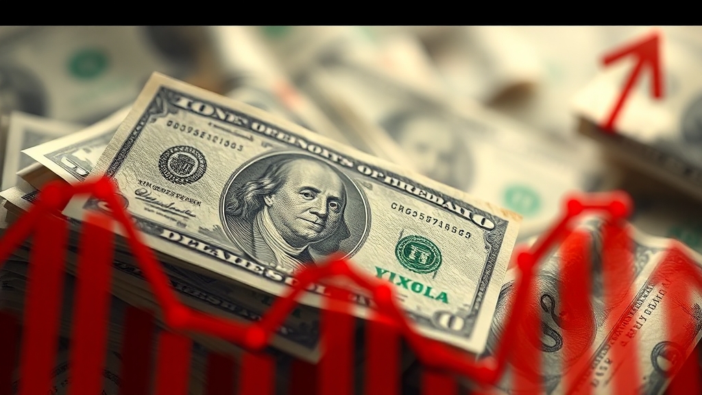 환율 상승, 왜? (realistic 스타일)