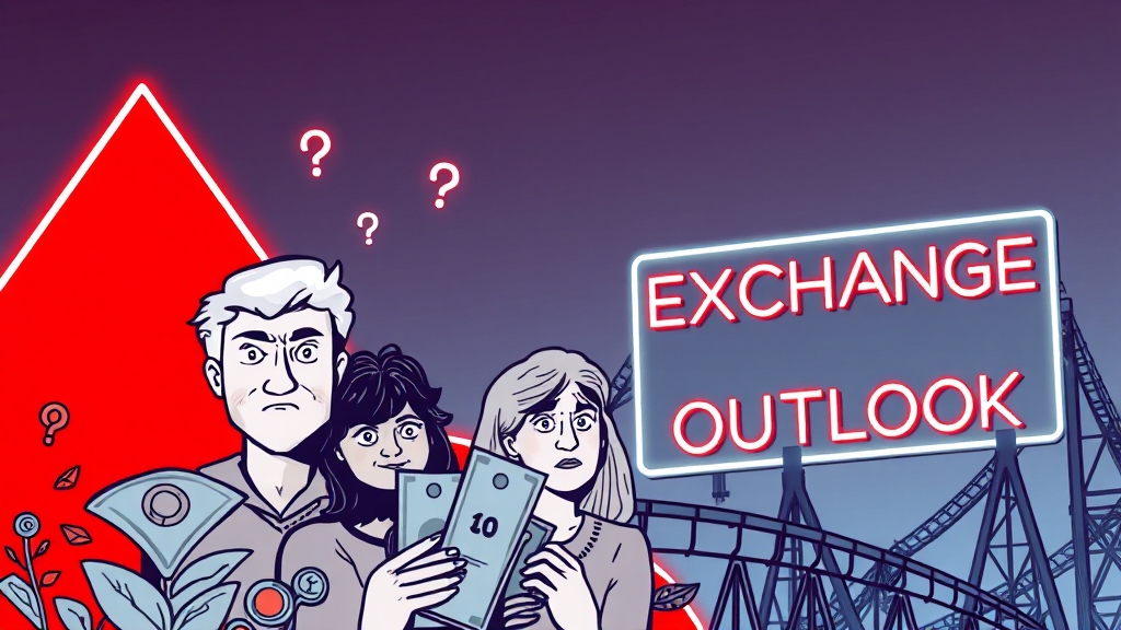 환율 전망, 전문가 의견은? (illustration 스타일)