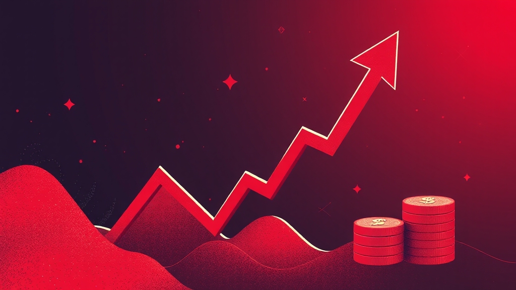 환율 상승, 투자 전략은? (illustration 스타일)