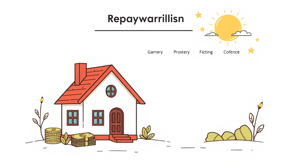 상환 방식 및 관리 (illustration 스타일)