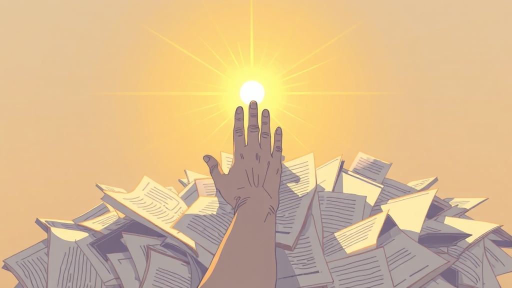 채무조정 & 개인회생, 성공 전략 (illustration 스타일)