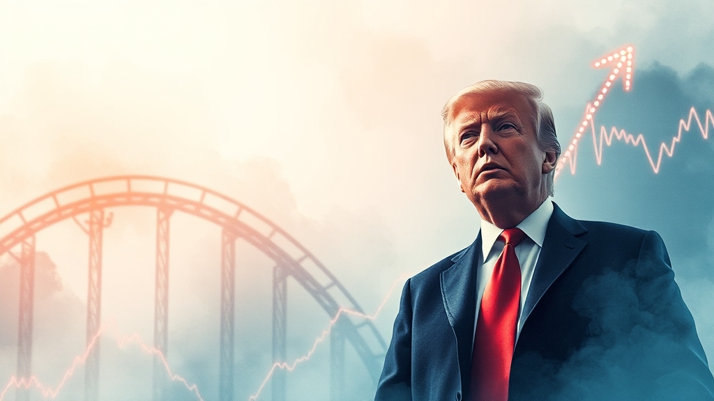 미국 주식 시장 현황 분석 (watercolor 스타일)