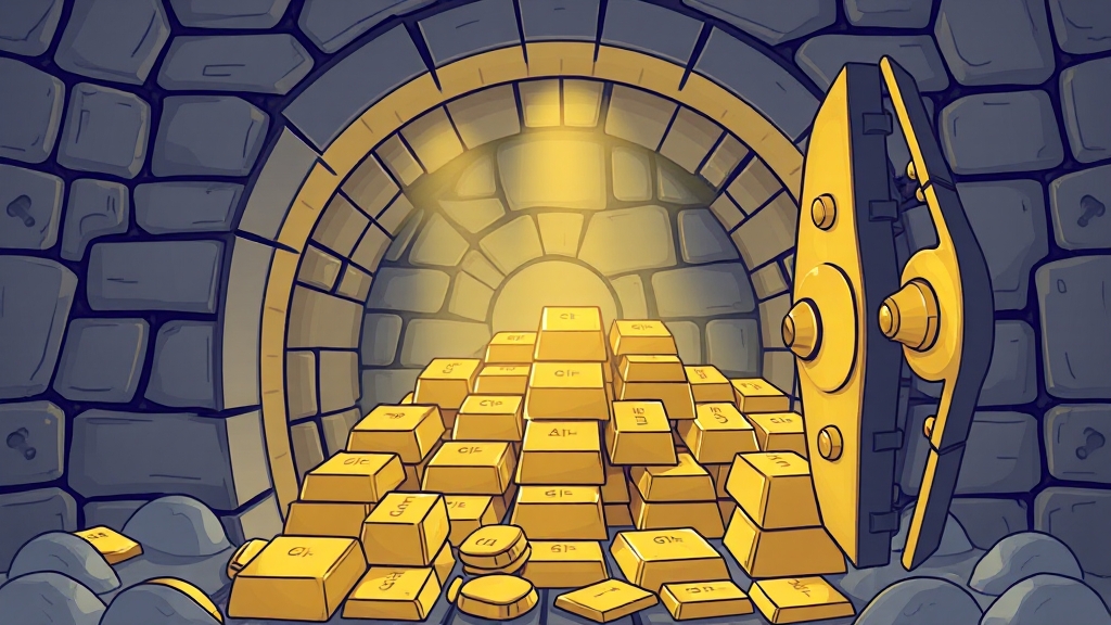 향후 금 시장 전망 및 투자 전략 (illustration 스타일)