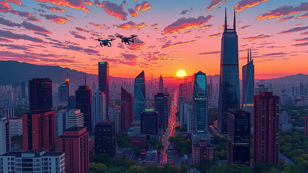 판교 테크노밸리 최중심 입지 (cartoon 스타일)