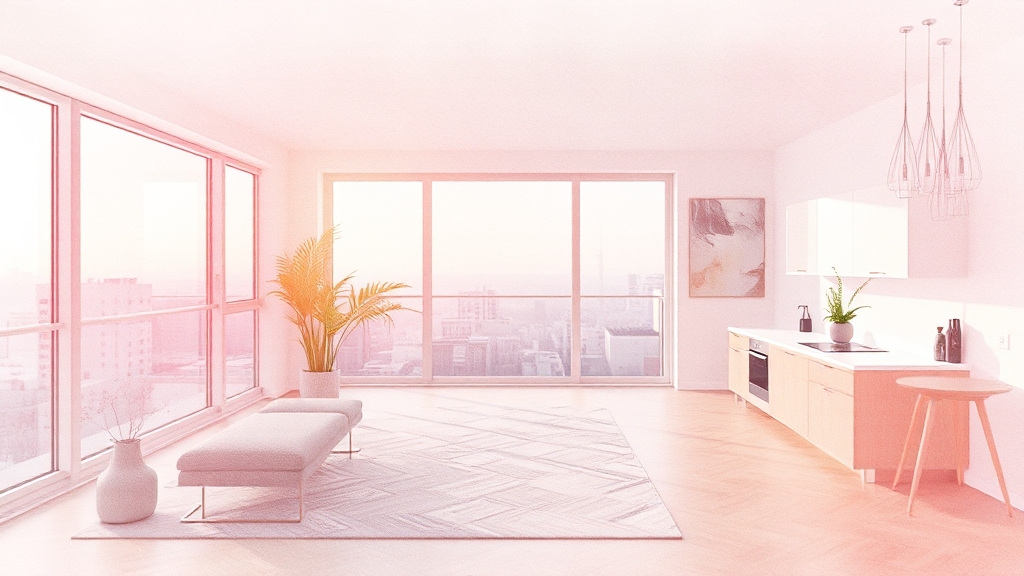 맞춤형 세대 구성 및 혁신 설계 (watercolor 스타일)