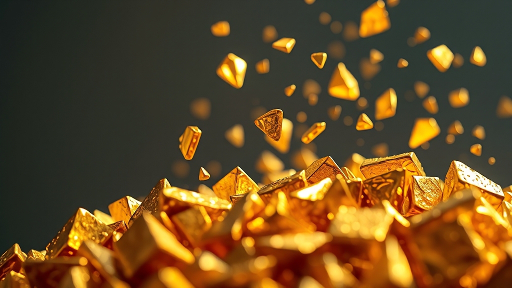 금 순도별 차이점 분석 (realistic 스타일)