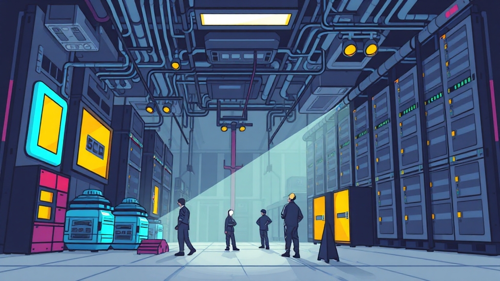 생성형 AI, 반도체 부족 심화 (cartoon 스타일)