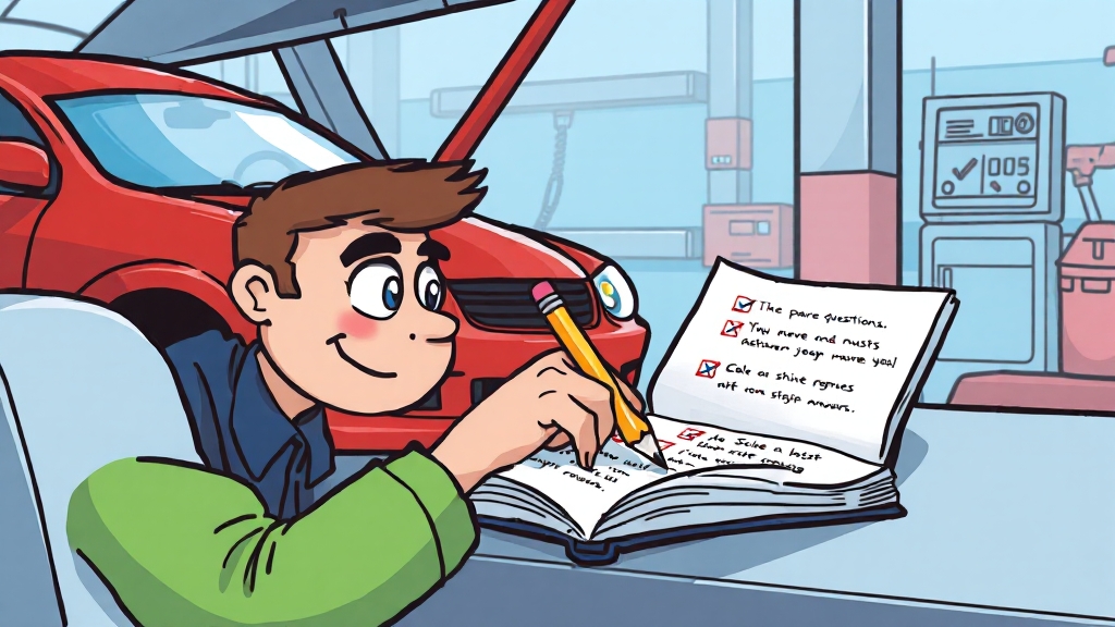 필기시험, 이렇게 준비하세요! (cartoon 스타일)