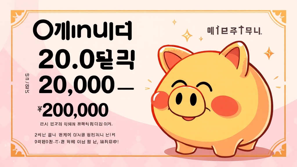 환급 조건 및 주의사항 (cartoon 스타일)