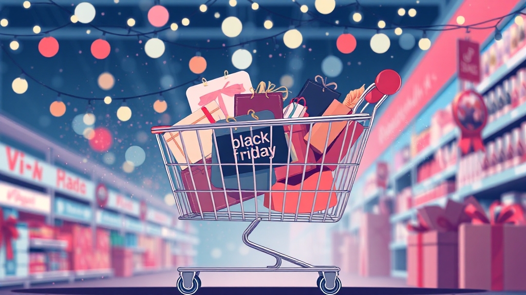 블랙프라이데이 기간 & 일정 (illustration 스타일)