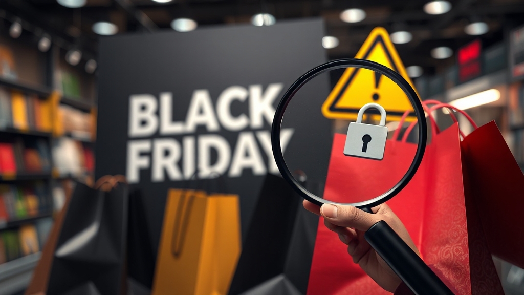 블랙프라이데이 주의사항 (realistic 스타일)