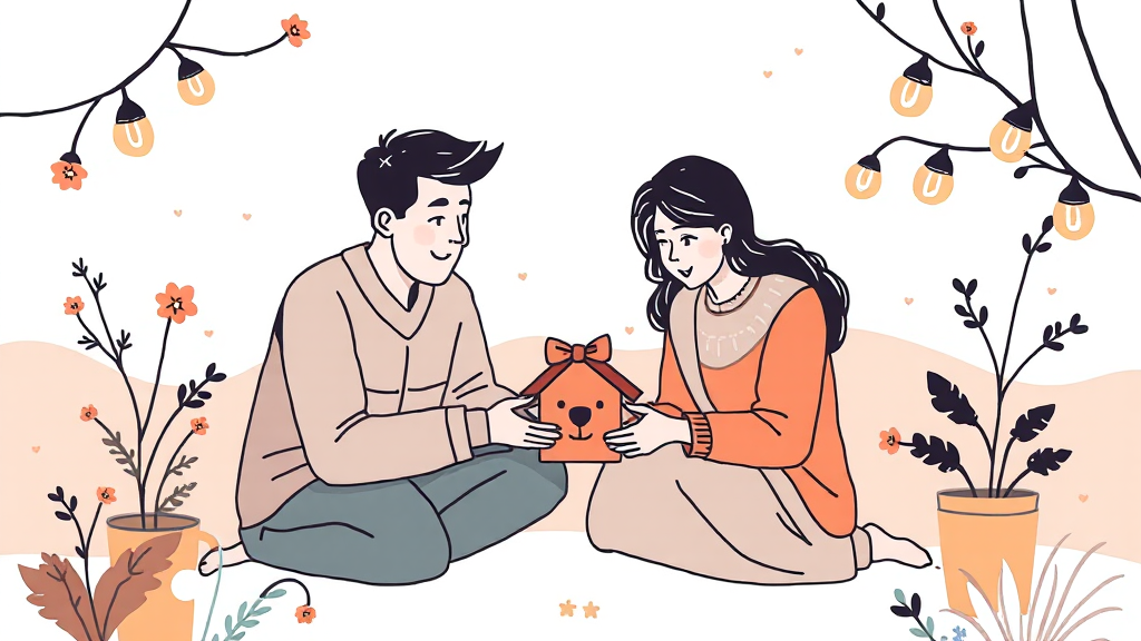 생전 증여 절세 방안 (illustration 스타일)