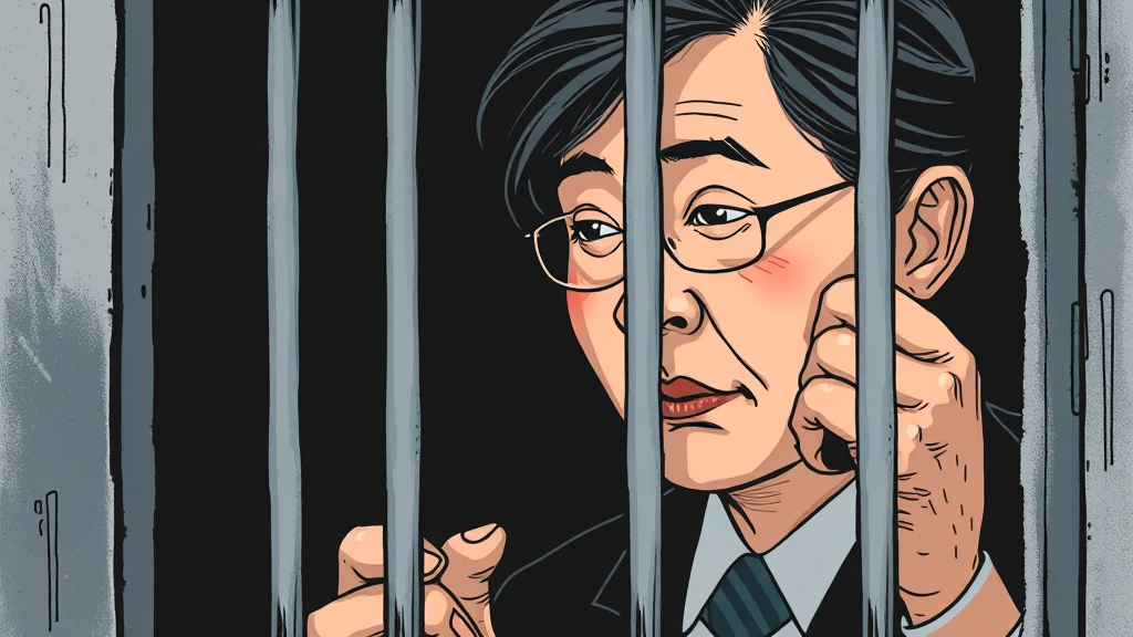 박현종 전 회장, 무슨 혐의? (illustration 스타일)