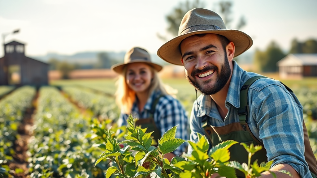 농업창업 자금 지원 (realistic 스타일)