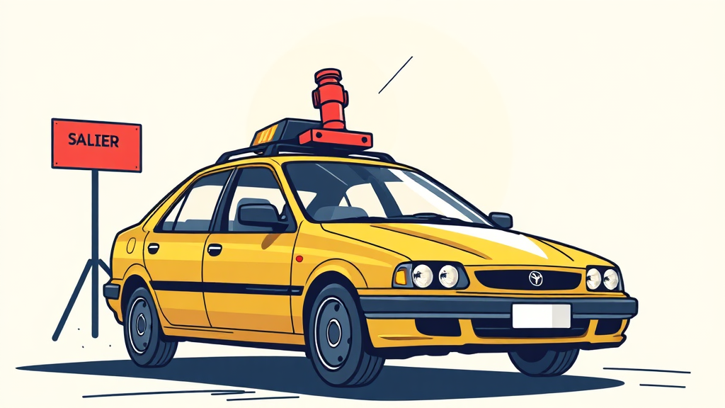 자동차 공매란? (illustration 스타일)