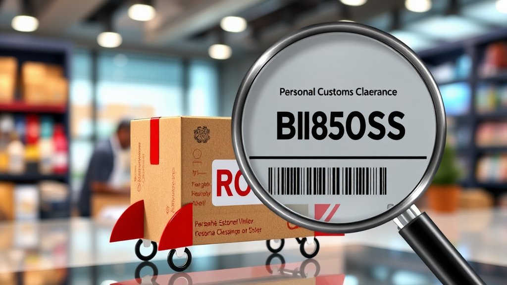 쿠팡에서 통관번호, 이렇게 확인하세요! (realistic 스타일)