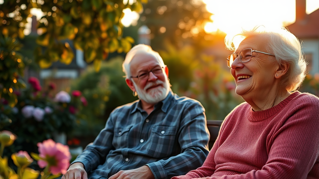 실버타운 선택 시 고려 사항 (realistic 스타일)