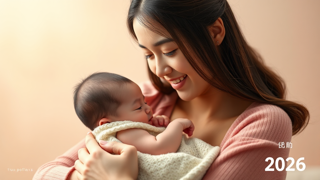 출산휴가 기간 및 급여 (realistic 스타일)