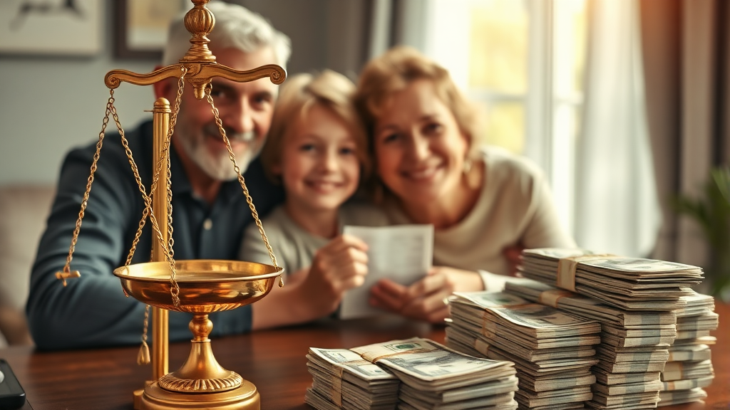 상속세 절세 방법 및 사전 준비 (realistic 스타일)