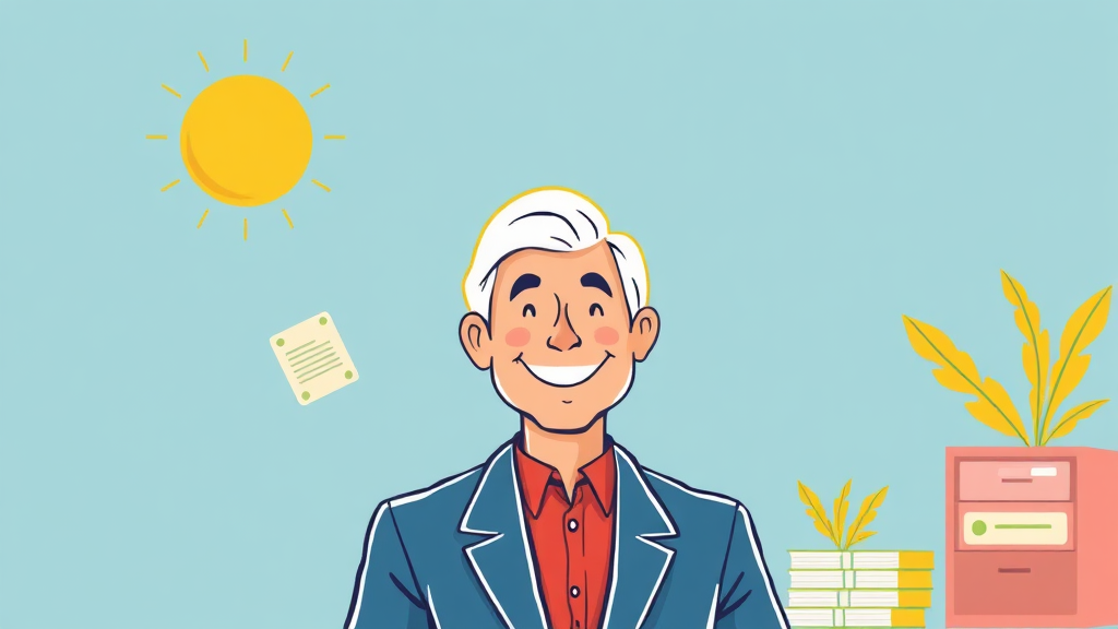 세금 절약 꿀팁 (illustration 스타일)