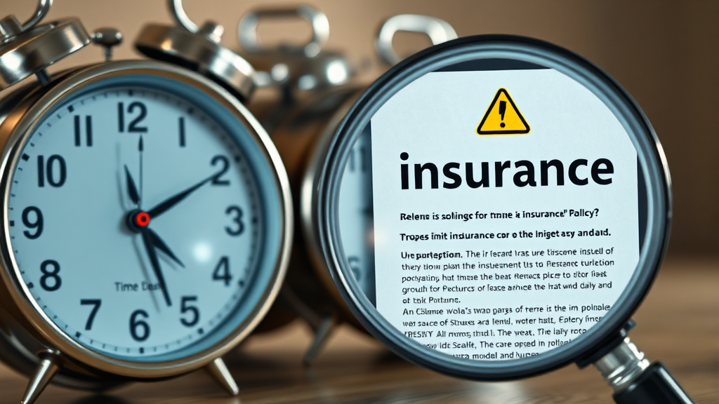 보험금 소멸시효, 꼭 확인하세요! (realistic 스타일)