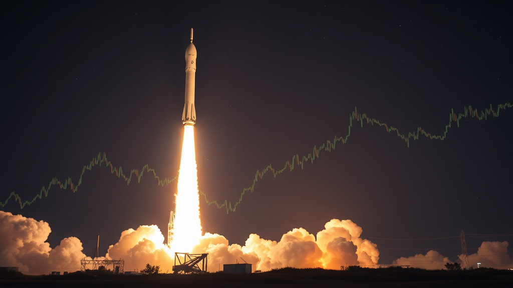 스페이스X IPO 관련 국내 증시 영향 (realistic 스타일)