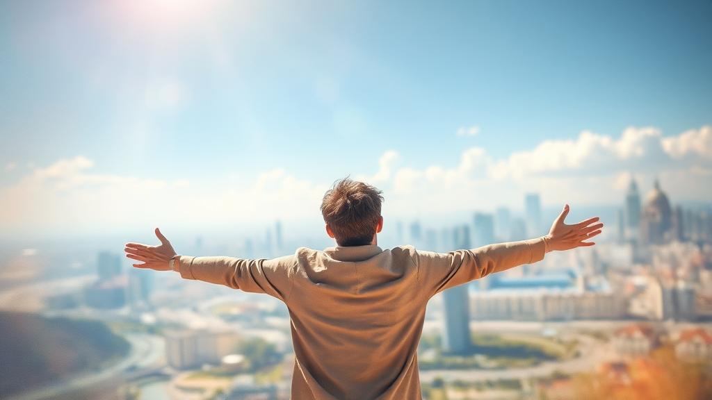 청년들의 밝은 미래를 응원하며 (watercolor 스타일)