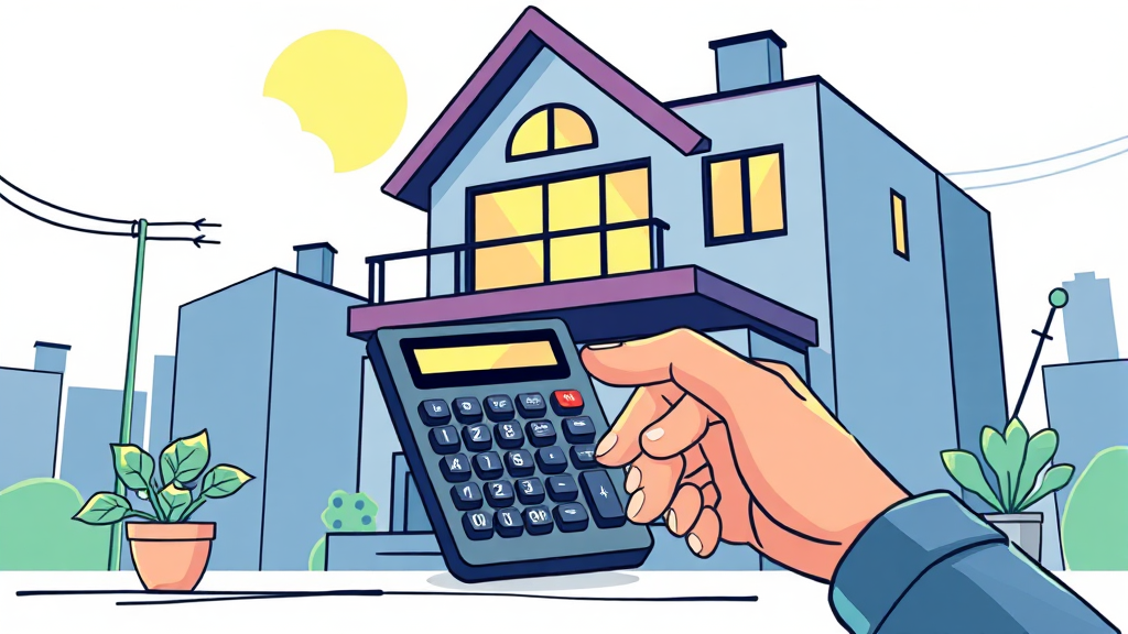 양도소득세 계산, 어렵지 않아요! (illustration 스타일)