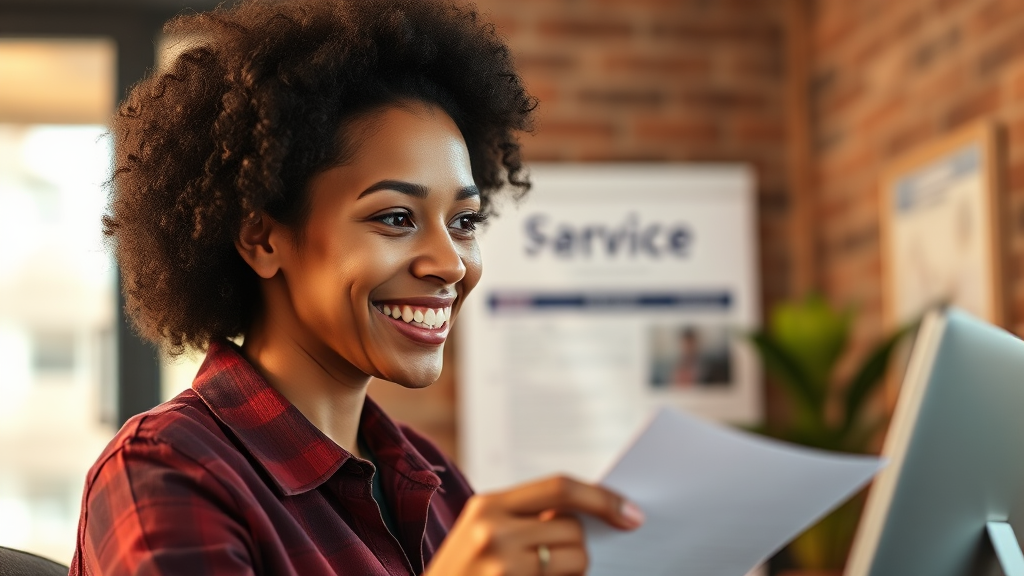 연말정산 간소화 서비스 활용법 (realistic 스타일)