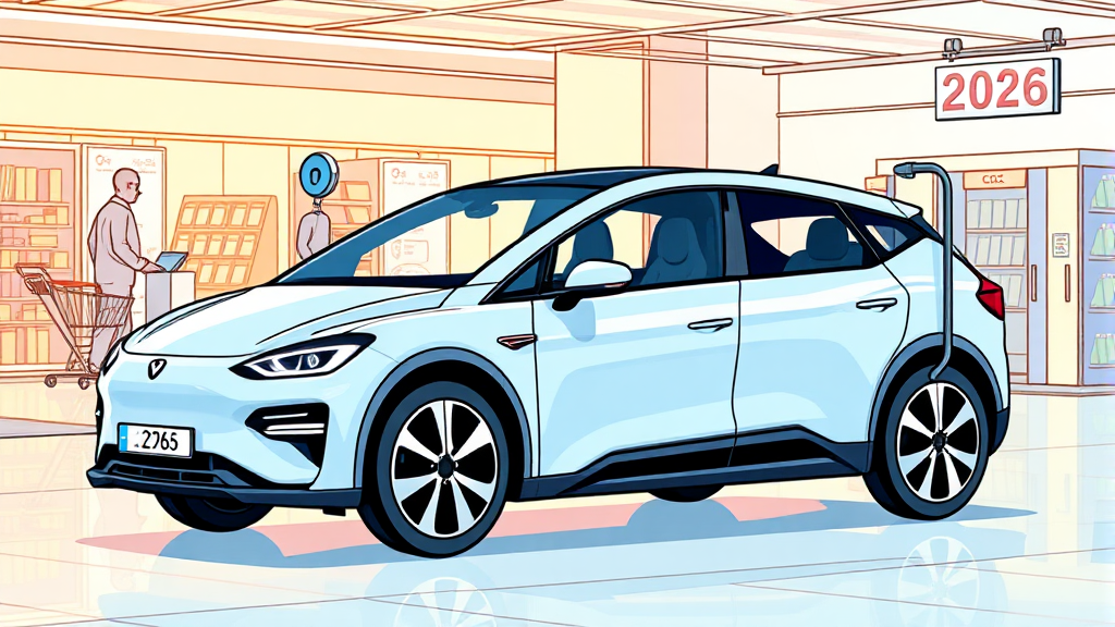 2026년 전기차 구매 체크리스트 (illustration 스타일)