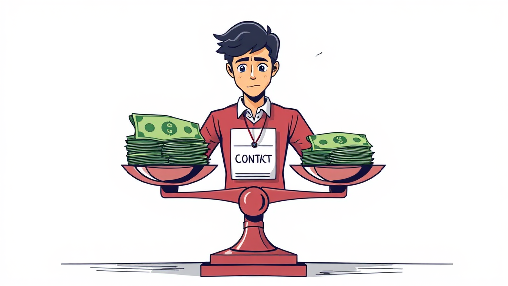 수습 기간 급여 규정 (illustration 스타일)