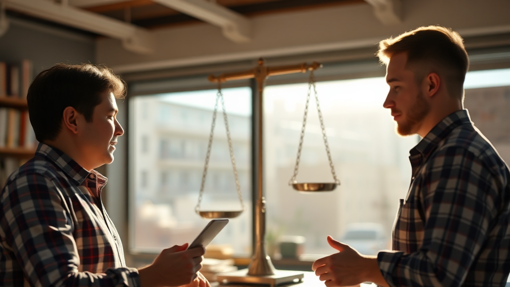 최저임금 인상의 영향 (realistic 스타일)