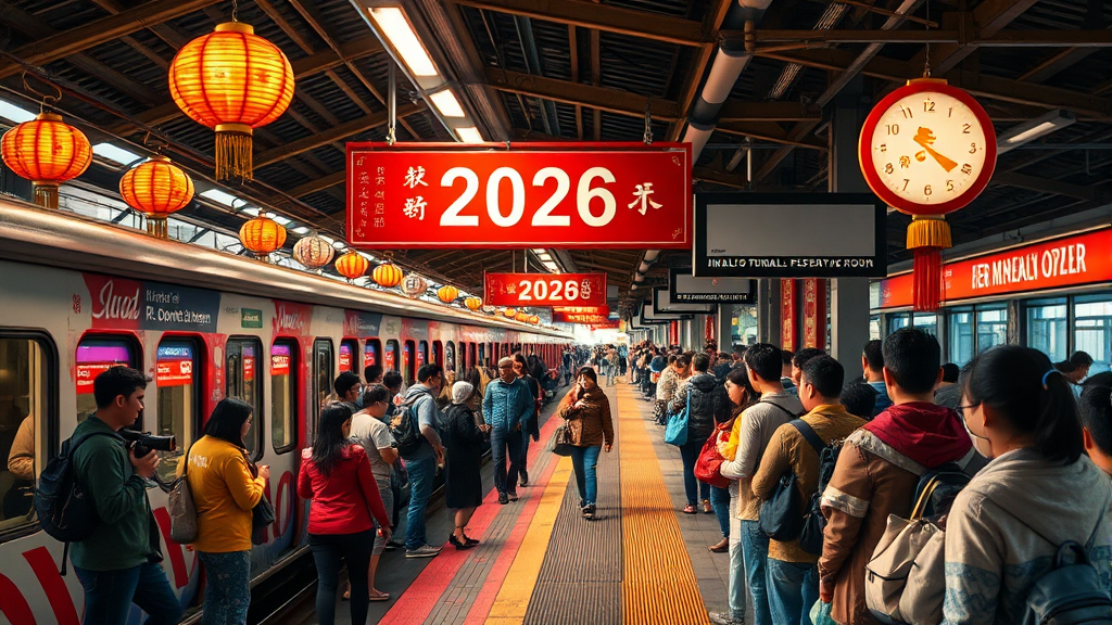 2026 설 연휴 및 예매 기간 (realistic 스타일)