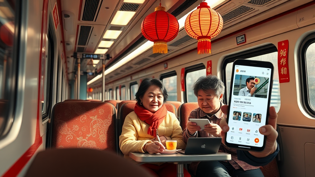 KTX 설날 예매 일정 및 방법 (realistic 스타일)