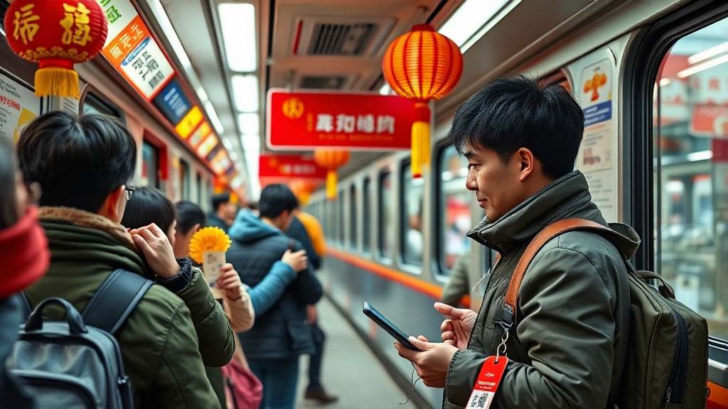 설날 기차표 예매 성공 전략 (realistic 스타일)