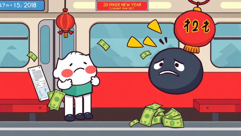 예약 변경 및 환불 규정 (cartoon 스타일)