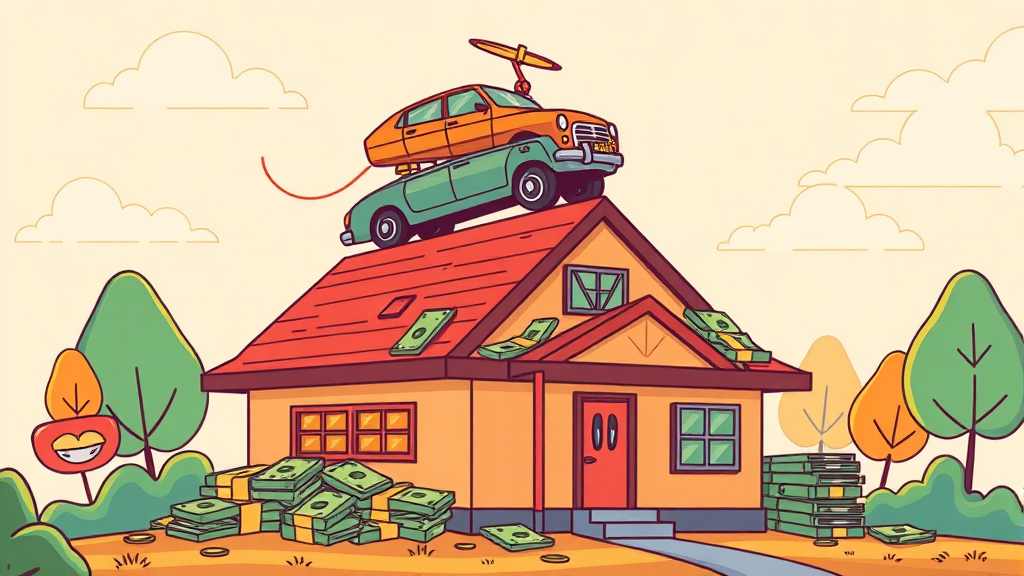 재산 기준 및 유의사항 (cartoon 스타일)