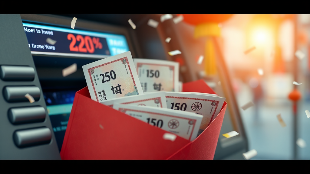 ATM 신권 인출, 가능할까? (realistic 스타일)