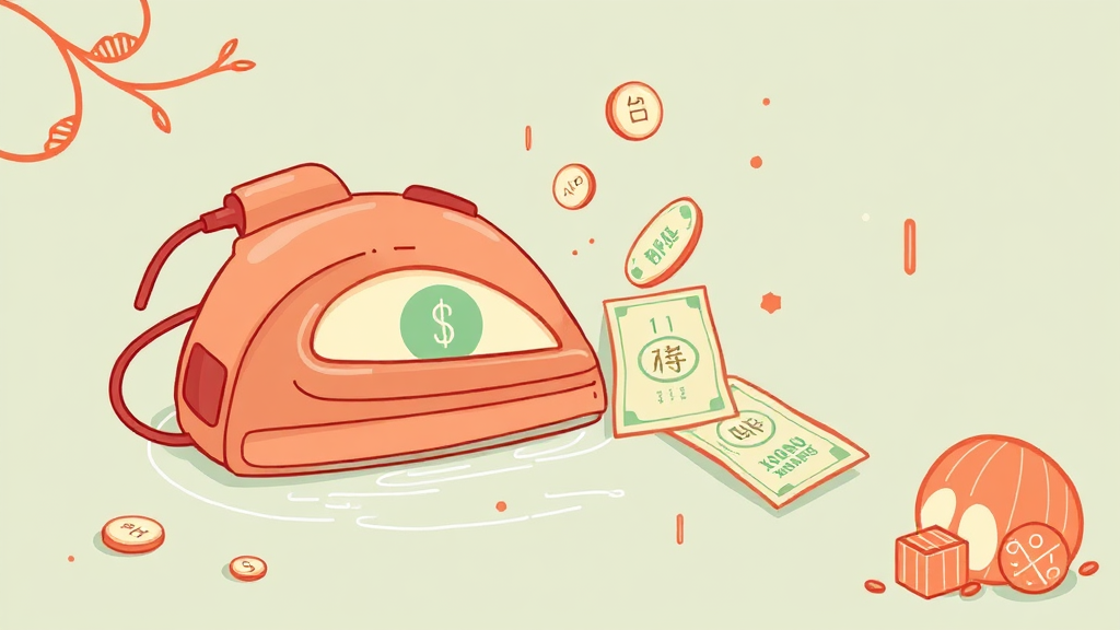 새 돈 준비 실패 시 대처법 (illustration 스타일)