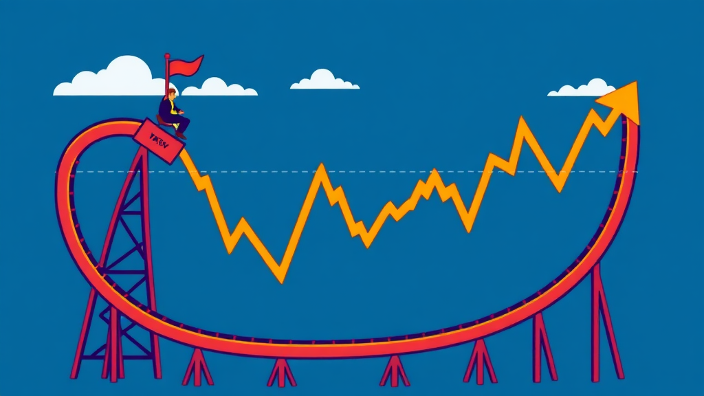 최근 주가 추이와 급등락 배경 (cartoon 스타일)