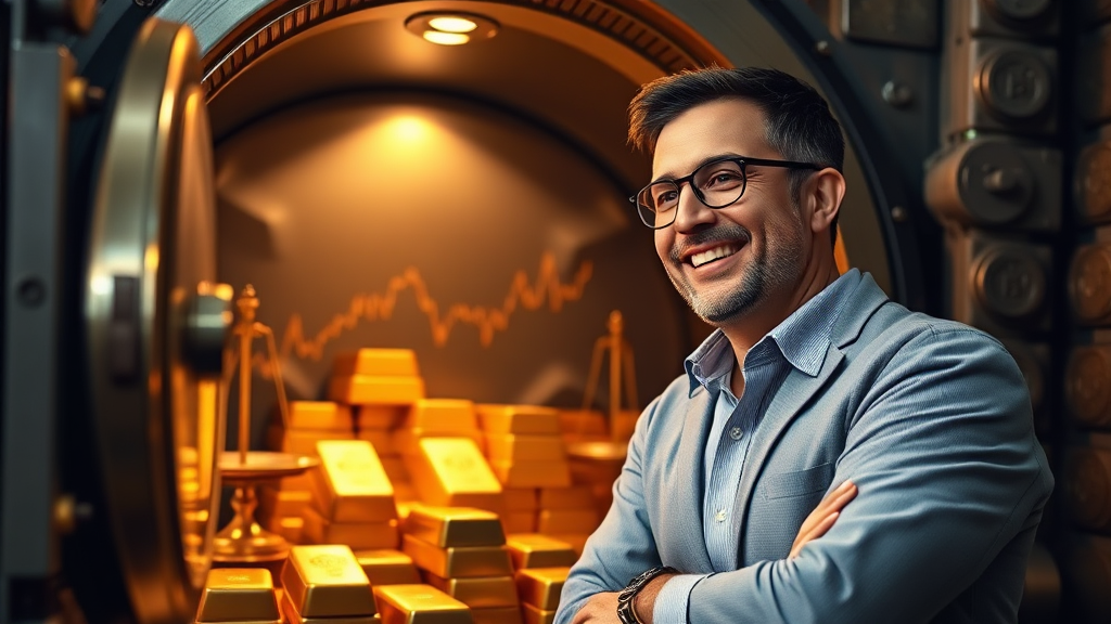 금 투자 상식과 방법 (realistic 스타일)