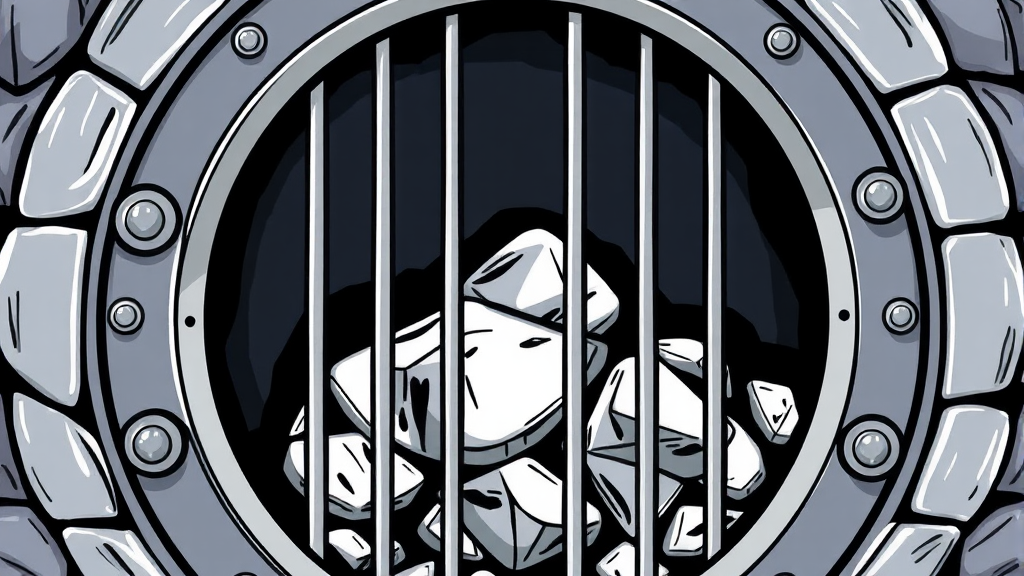 실물 은 투자 시 주의사항 (illustration 스타일)