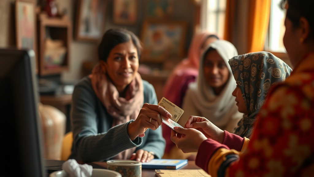 신청 방법: 온라인 및 방문 절차 (realistic 스타일)