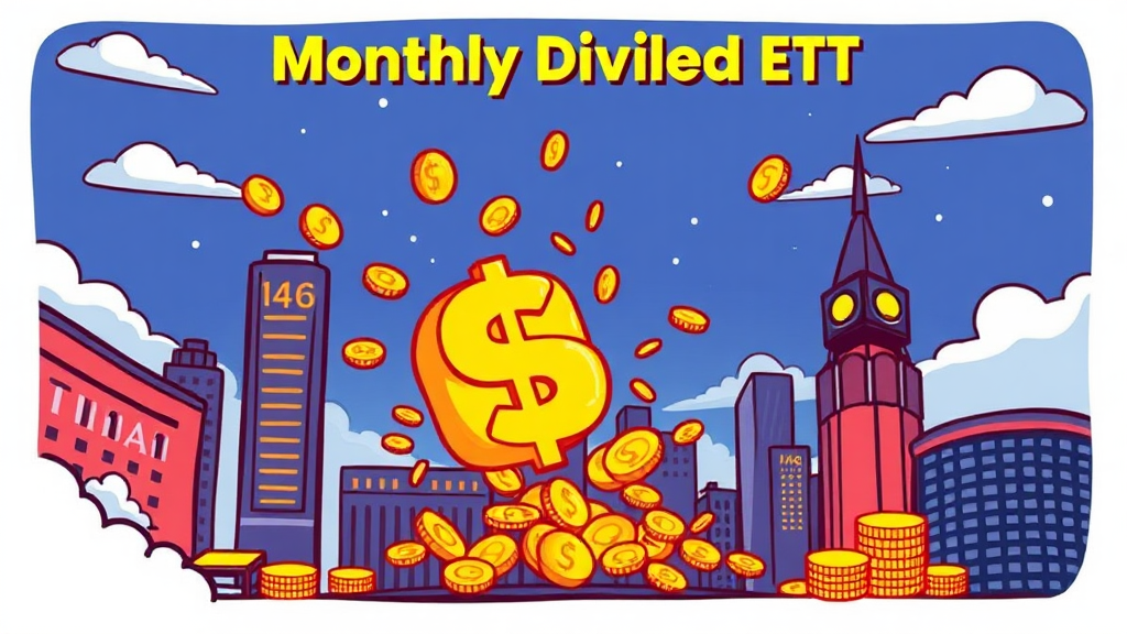 QQQI ETF 배당 정보 및 투자 지표 (cartoon 스타일)