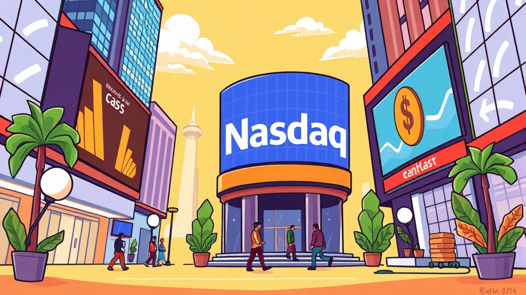 QQQI ETF 장점 및 단점 비교 분석 (cartoon 스타일)