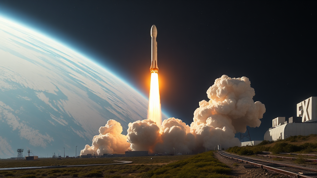 스페이스X 관련주 투자 개요 (realistic 스타일)