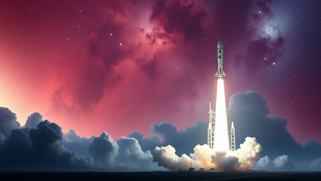 스페이스X 투자 시 고려사항 (realistic 스타일)